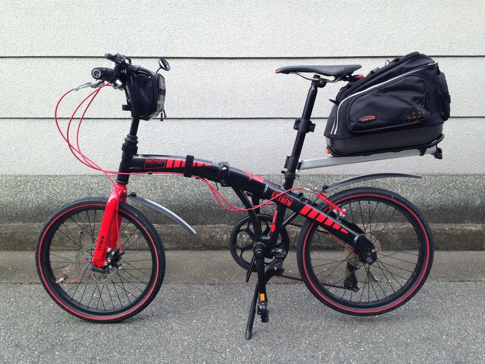 Ibera(イベラ) 自転車用ツーリングキャリア とキャリアバック IBERA